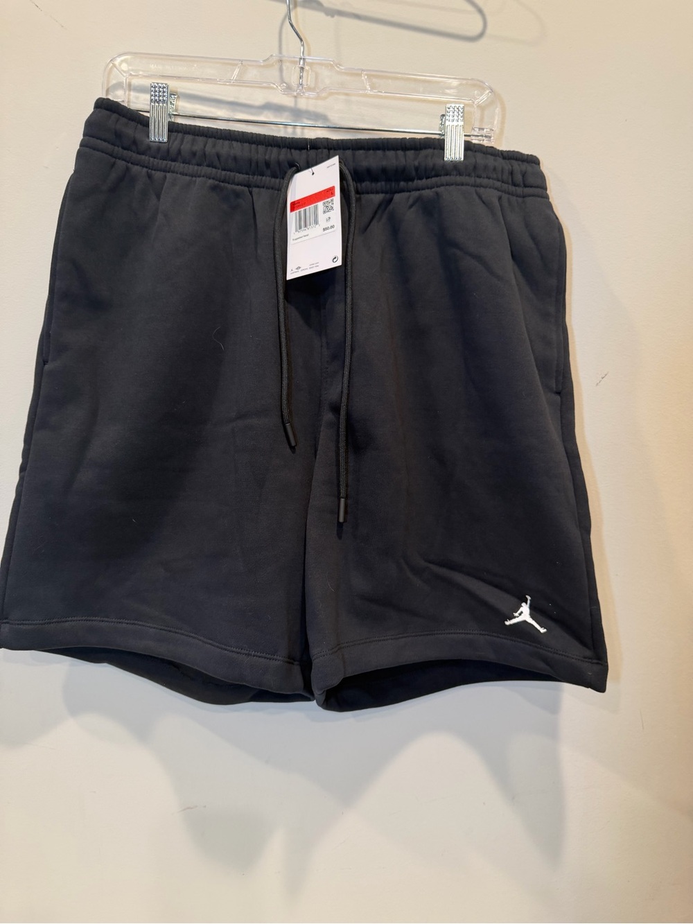 Jordan Men's Black Athletic Drawstring Shorts